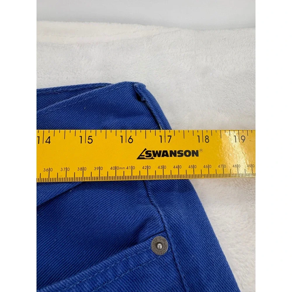 Levi's 541 Mens 33x32 Athletic Taper Jeans Royal Blue Twill Pants